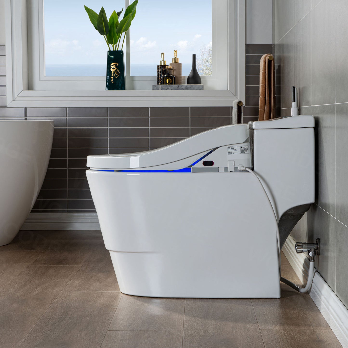Selene Elongated Intelligent Bidet Toilet - remote control