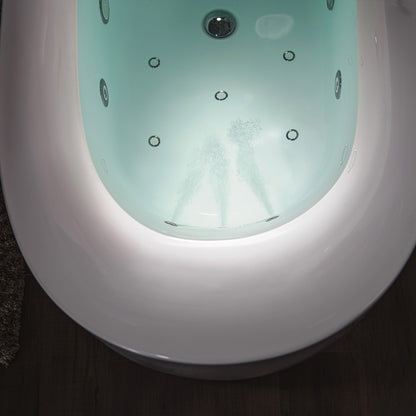 Shio 71" Freestanding Whirlpool Bathtub