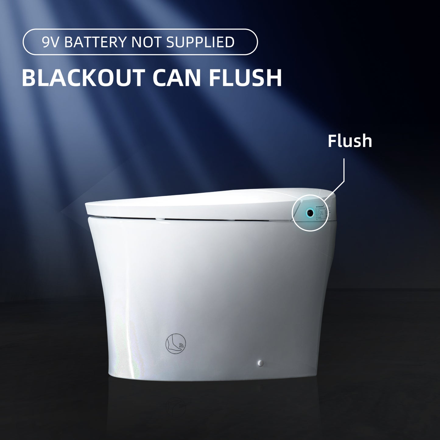Soren Tankless Intelligent Bidet Toilet - seat detail