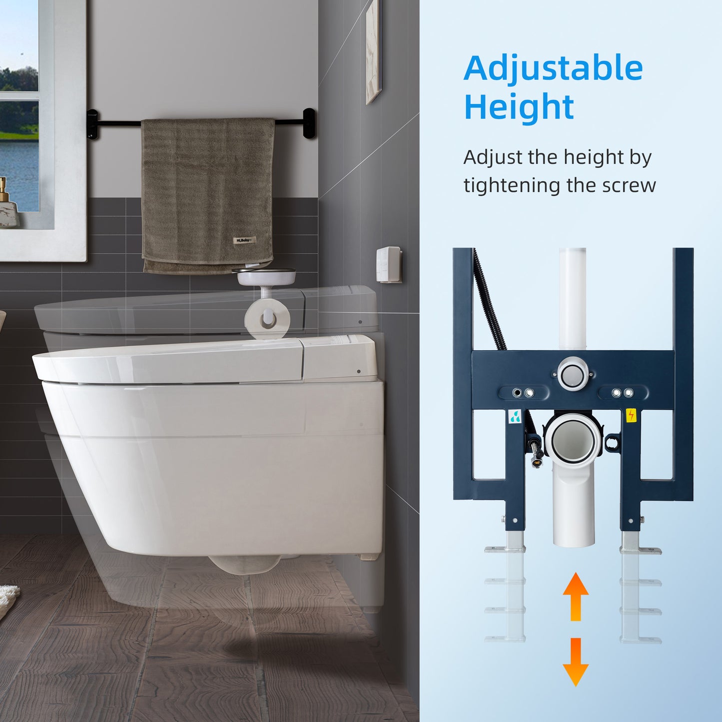 Sterling Wall-Hung Intelligent Bidet Toilet - additional view