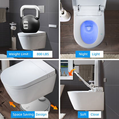 Sterling Wall-Hung Intelligent Bidet Toilet - additional view