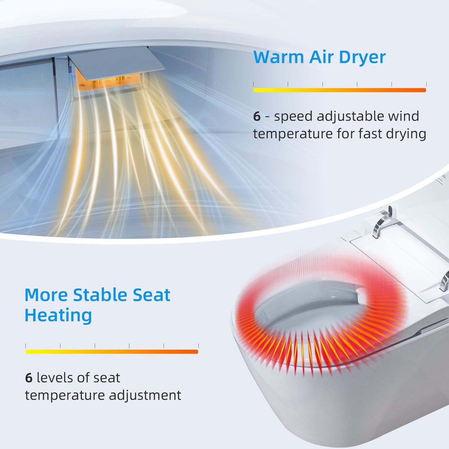 Sterling Wall-Hung Intelligent Bidet Toilet - additional view