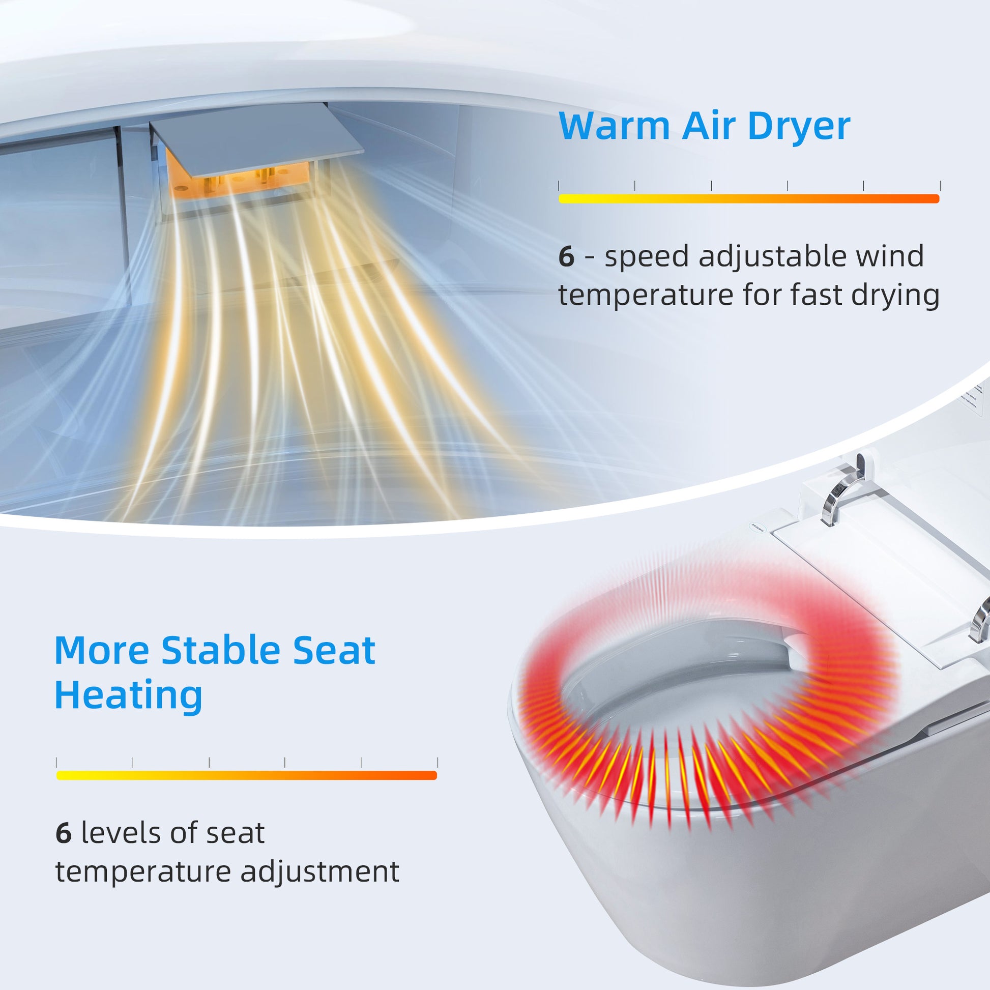 Sterling Wall-Hung Intelligent Bidet Toilet - additional view