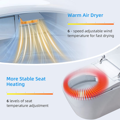 Sterling Wall-Hung Intelligent Bidet Toilet - additional view