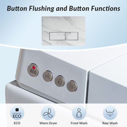 Sterling Wall-Hung Intelligent Bidet Toilet - additional view