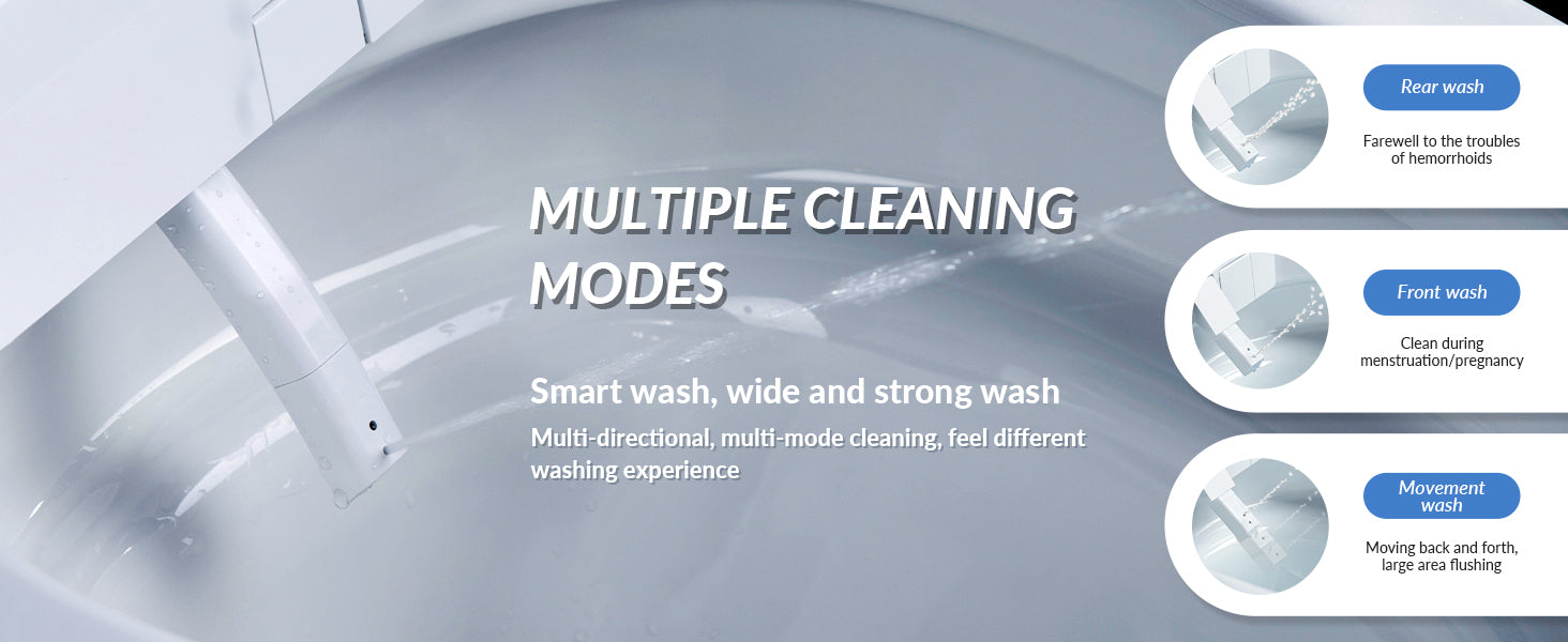 Sterling Wall-Hung Intelligent Bidet Toilet - feature detail