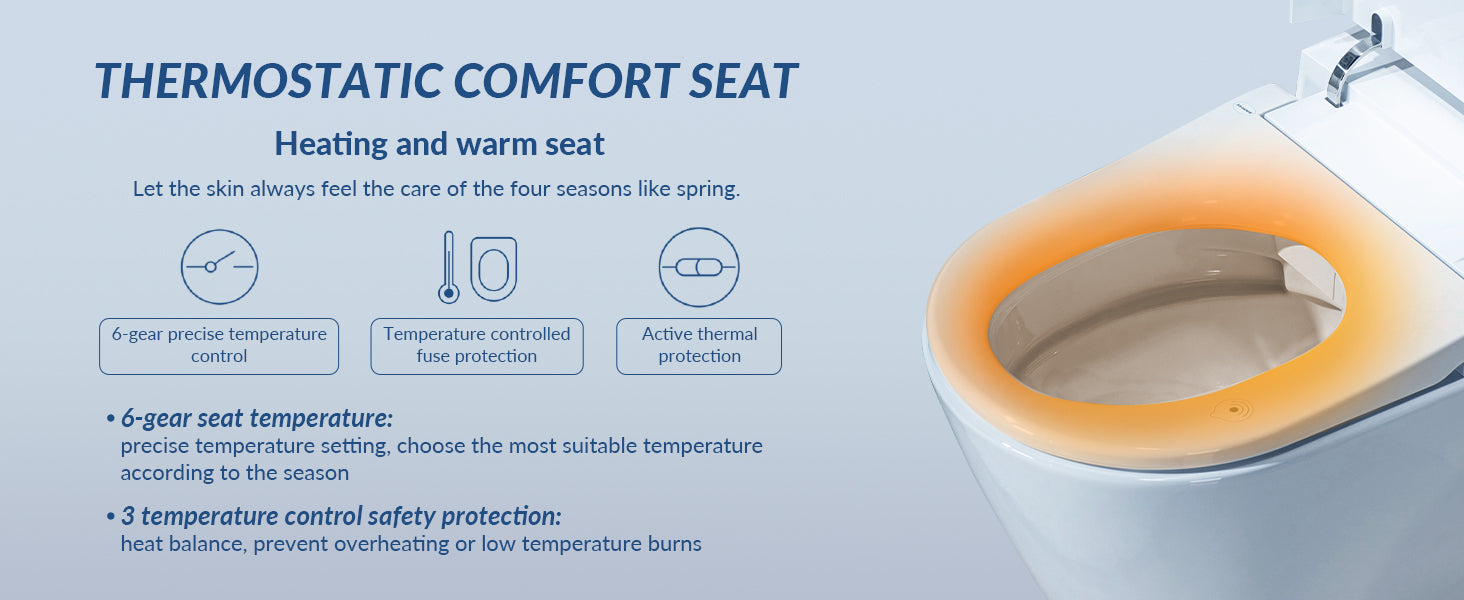 Sterling Wall-Hung Intelligent Bidet Toilet - feature detail