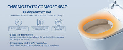 Sterling Wall-Hung Intelligent Bidet Toilet - feature detail