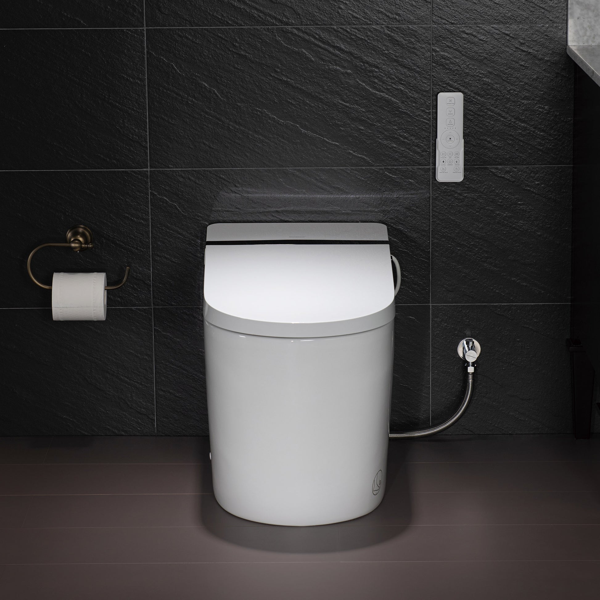 Thalia Tankless One-Piece Intelligent Bidet Toilet - side view