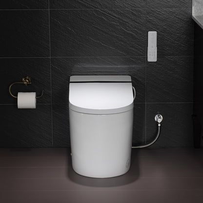 Thalia Tankless One-Piece Intelligent Bidet Toilet - side view