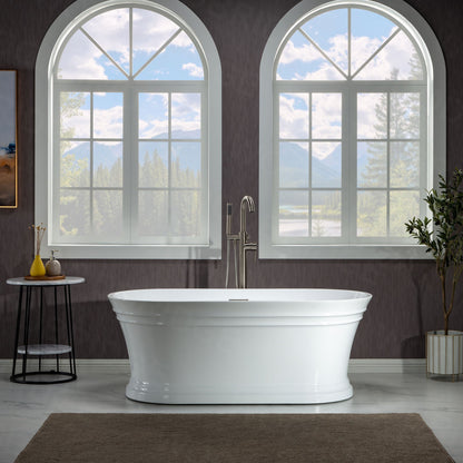 Tuman 59" Freestanding Bathtub