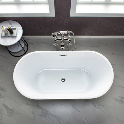 Tuman 59" Freestanding Bathtub