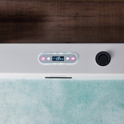 Vortice 59" Freestanding Whirlpool Bathtub