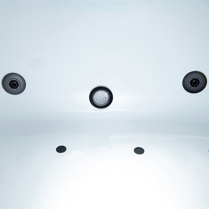 Vortice 59" Freestanding Whirlpool Bathtub