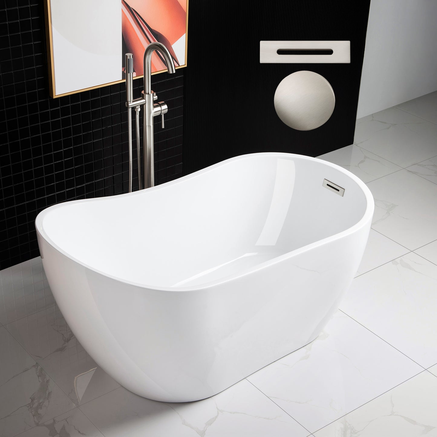 Welle 54" Freestanding Bathtub