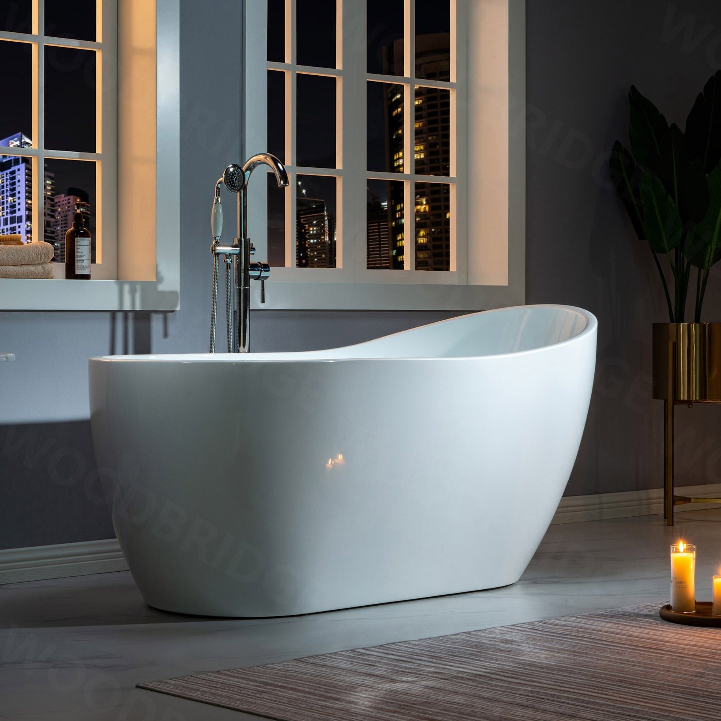 Welle 59" Freestanding Bathtub