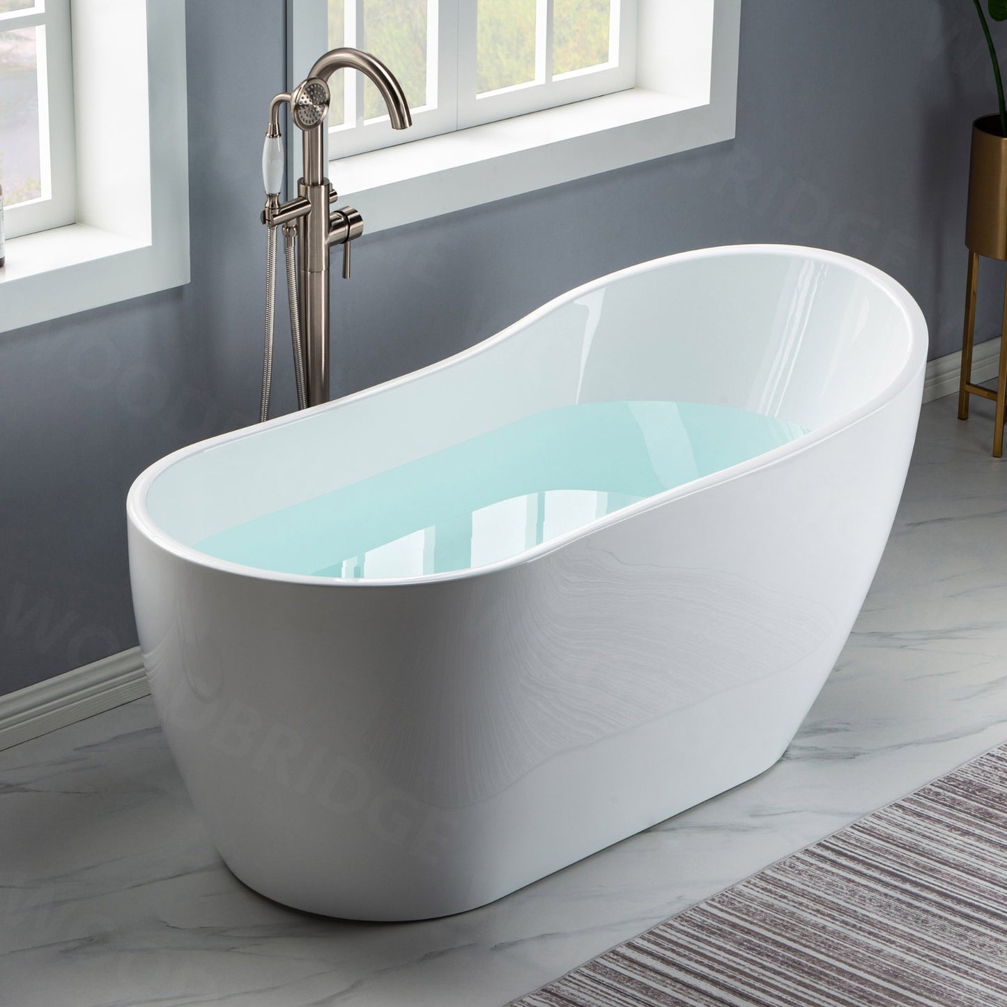 Welle 59" Freestanding Bathtub