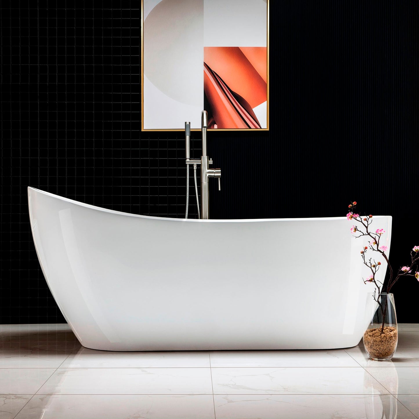 Welle 67" Freestanding Bathtub