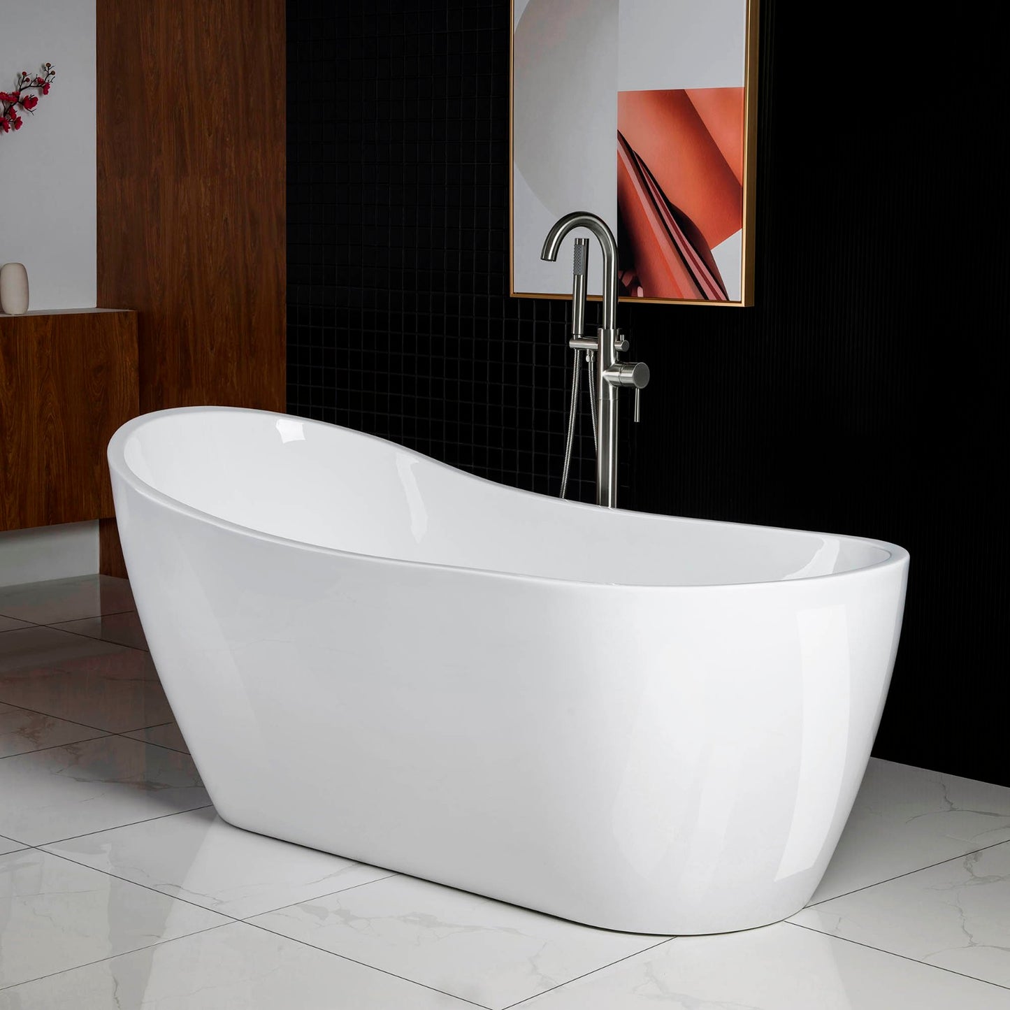 Welle 67" Freestanding Bathtub
