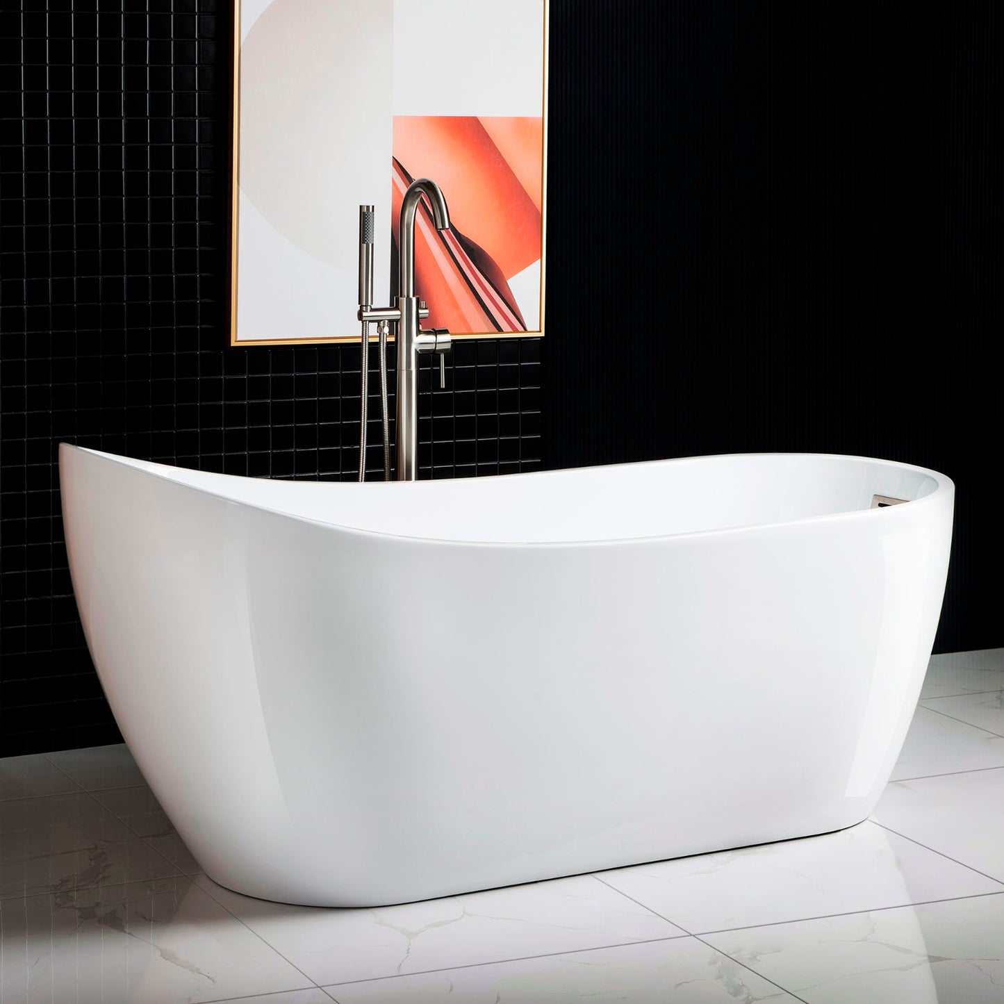 Welle 67" Freestanding Bathtub