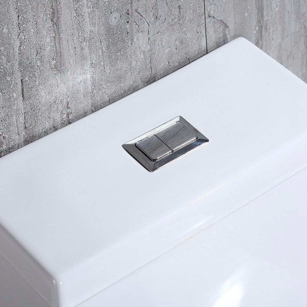 Weston Square One-Piece Toilet - seat detail