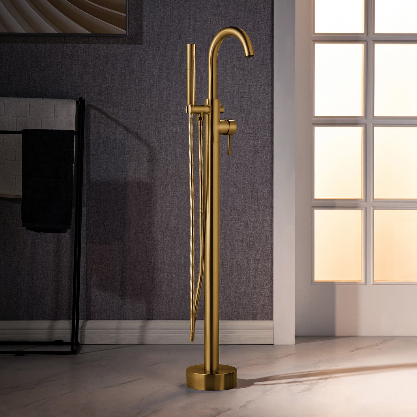 Willowleaf Freestanding Tub Faucet