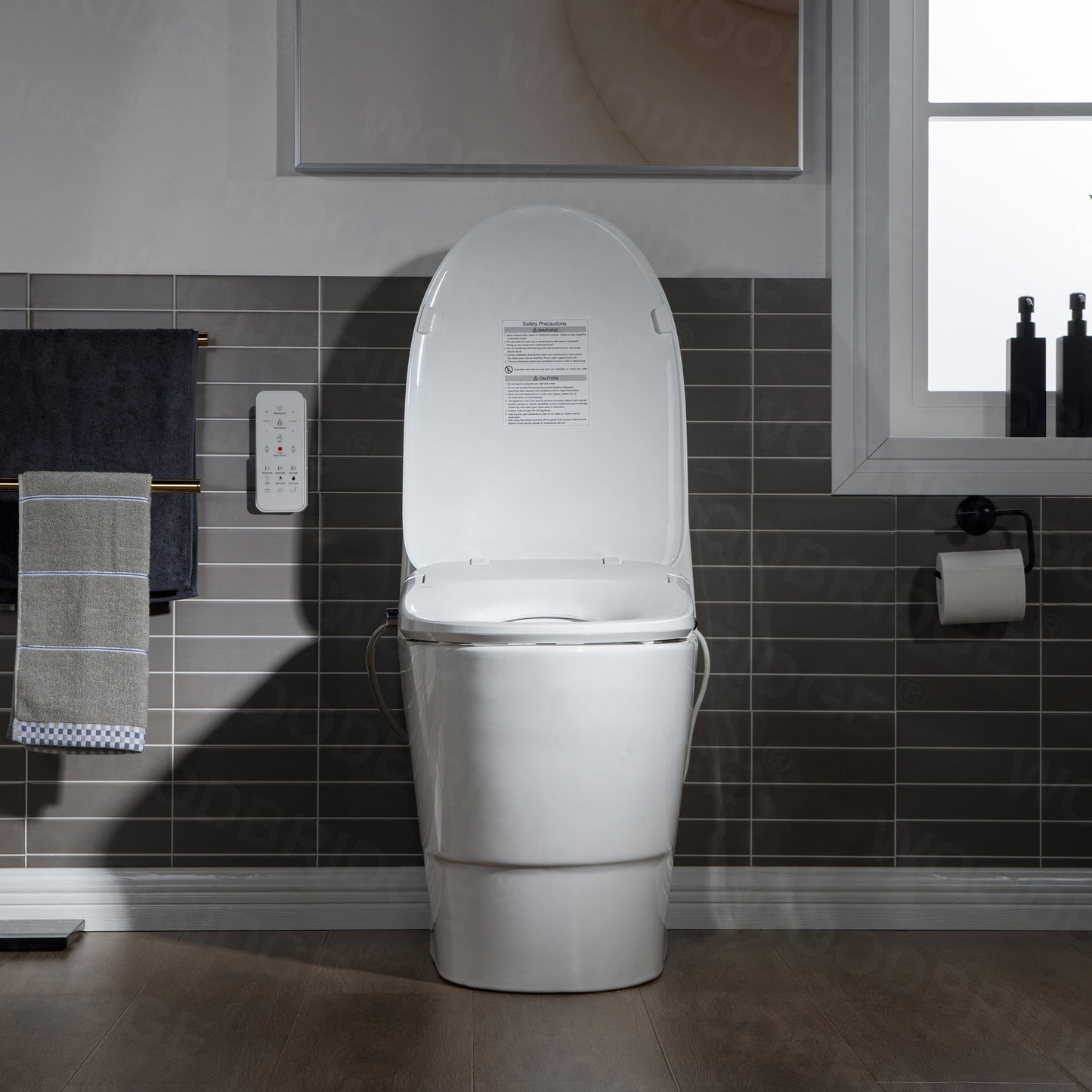 Wren Elongated Intelligent Bidet Toilet - dimensions