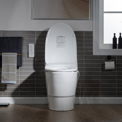 Wren Elongated Intelligent Bidet Toilet - dimensions