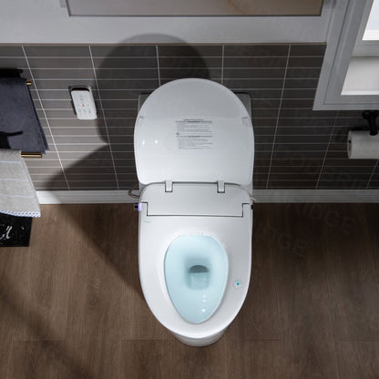 Wren Elongated Intelligent Bidet Toilet - seat detail