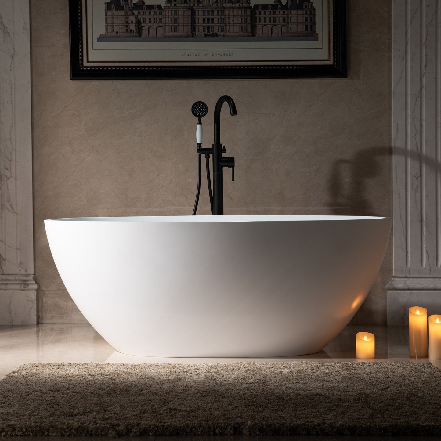 Zato 59" Freestanding Bathtub