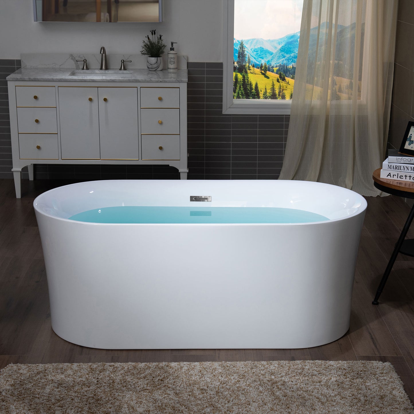 Zen 59" Freestanding Bathtub