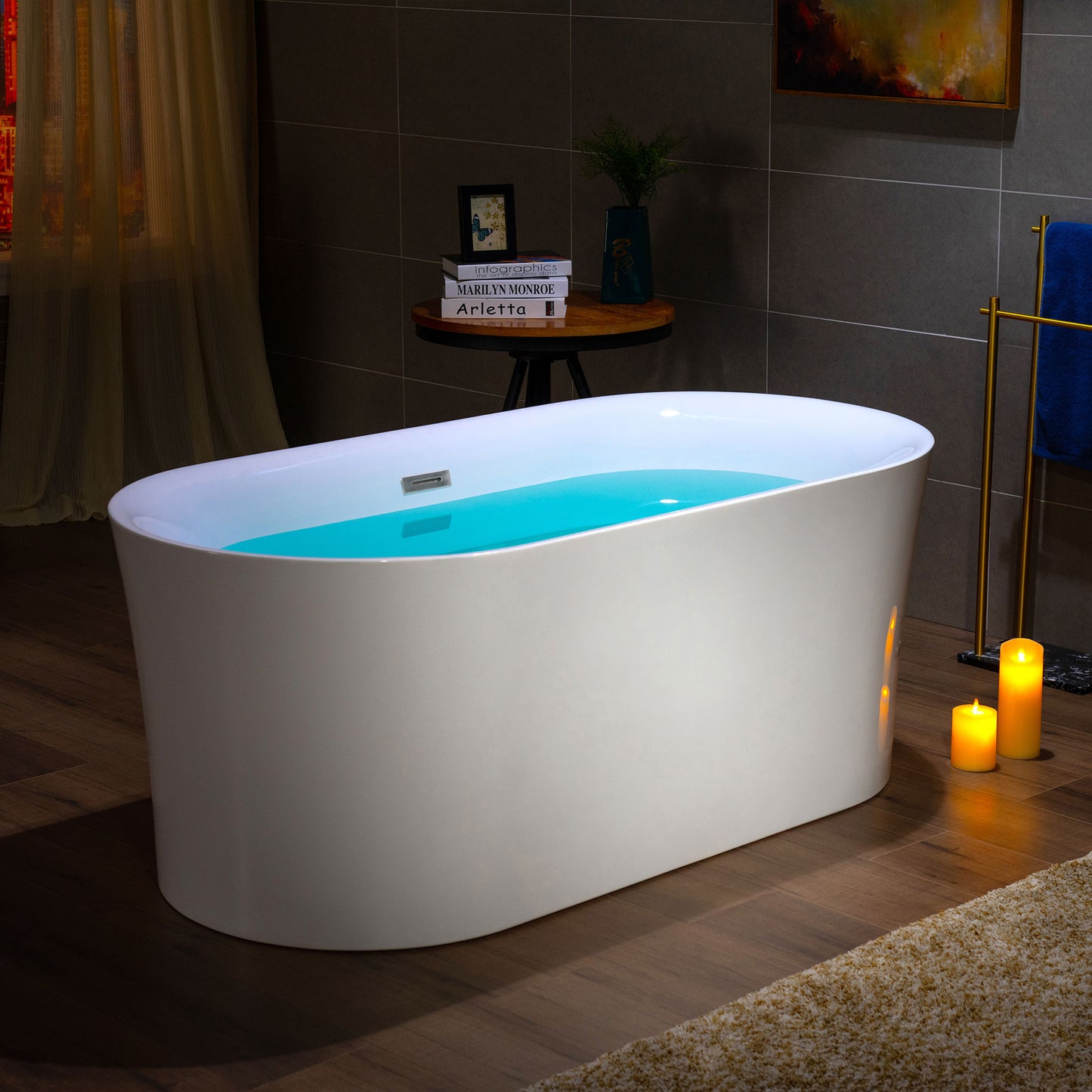 Zen 59" Freestanding Bathtub