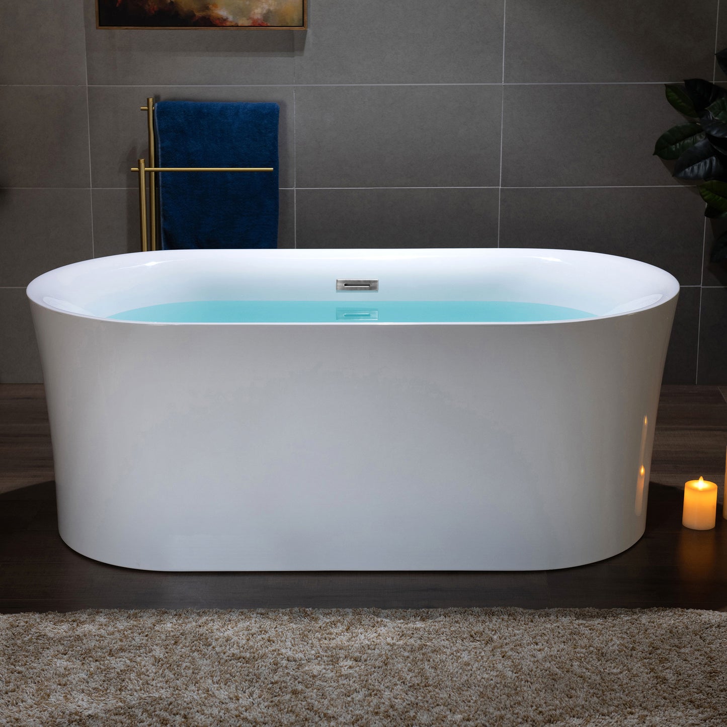 Zen 59" Freestanding Bathtub