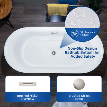 Zen 67" Freestanding Bathtub