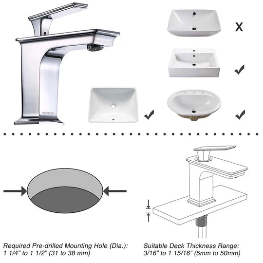 Amara Bathroom Lavatory Faucet