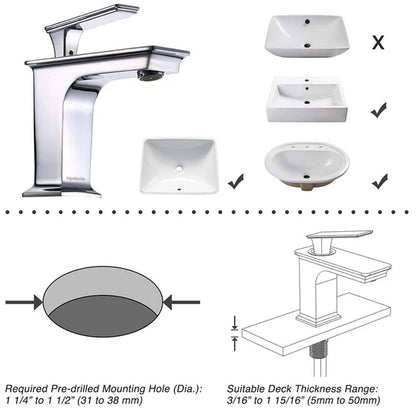 Amara Bathroom Lavatory Faucet