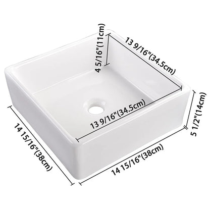 Amethyst Porcelain Vessel Bathroom Sink