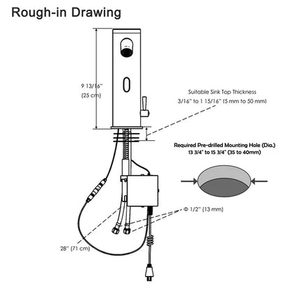 Briar Motion Sensor Touchless Bathroom Lavatory Faucet