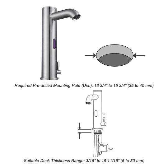 Briar Motion Sensor Touchless Bathroom Lavatory Faucet