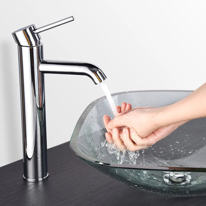 Courtney Tempered Glass Vessel Bathroom Sink