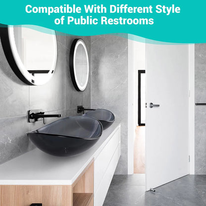 Declan Tempered Glass Vessel Bathroom Sink