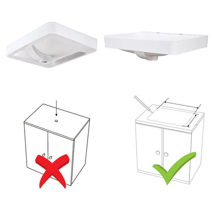 Diandra Porcelain Vessel Bathroom Sink