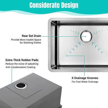 Margot 25" Undermount Kitchen Sink