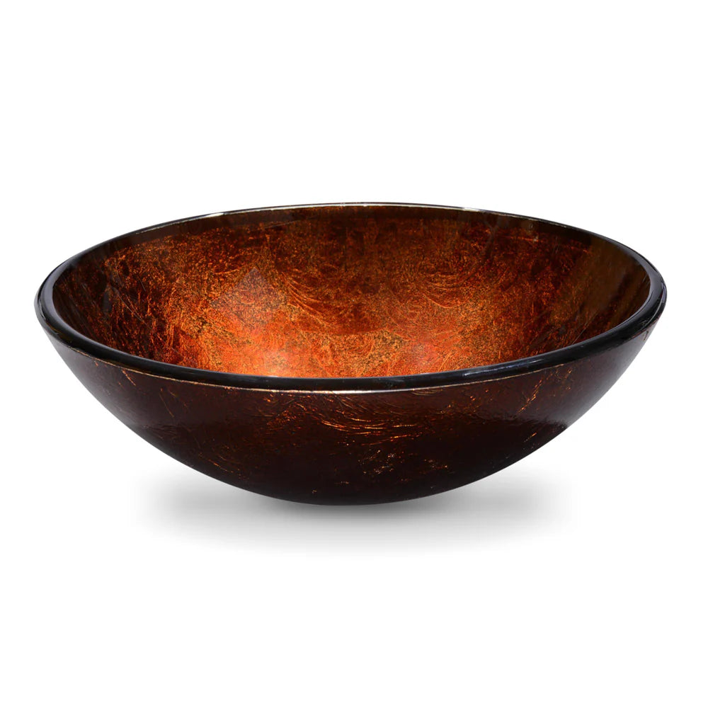 Whitney Tempered Glass Vessel Bathroom Sink
