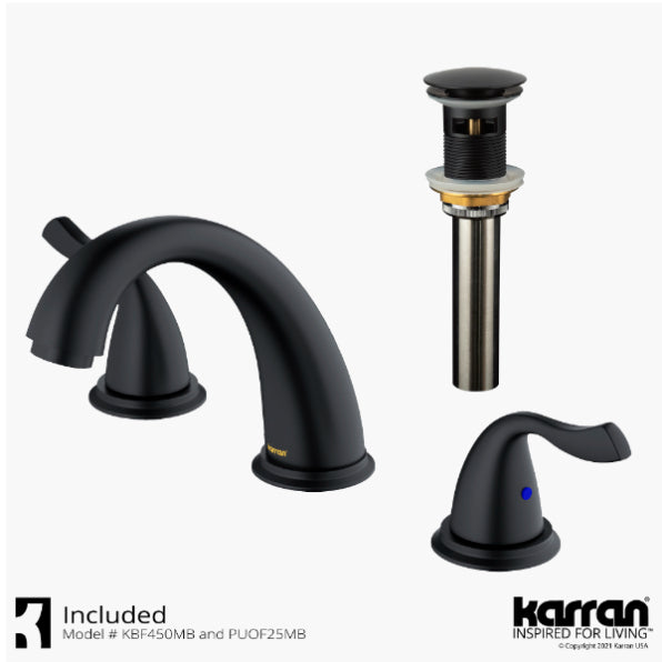 Fulham 8" Widespread Bathroom Lavatory Faucet