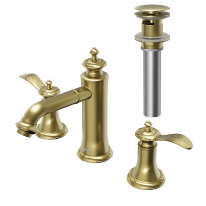 Vineyard 8" Widespread Bathroom Lavatory Faucet