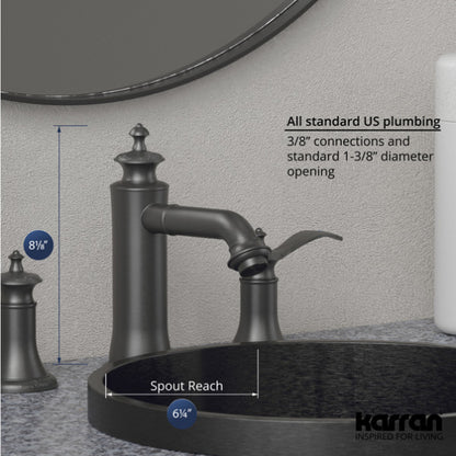 Vineyard 8" Widespread Bathroom Lavatory Faucet