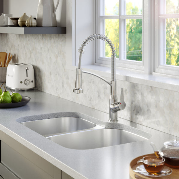 Scottsdale Kitchen Faucet with Matching Soap Dispenser