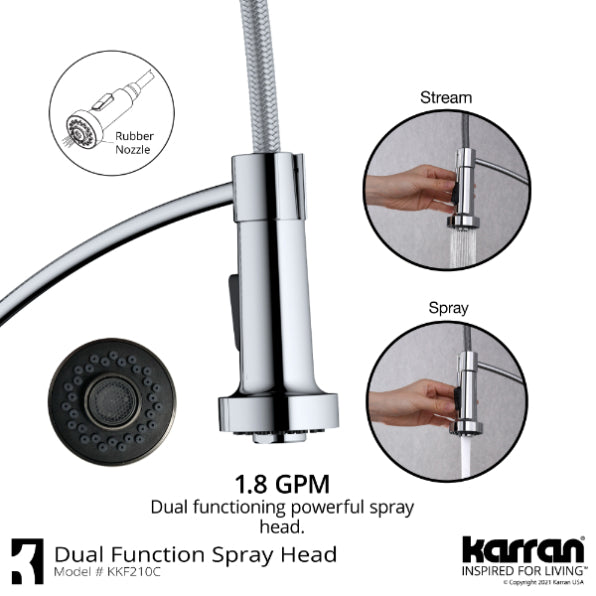 Scottsdale Kitchen Faucet with Matching Soap Dispenser