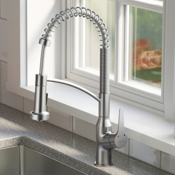 Scottsdale Kitchen Faucet with Matching Soap Dispenser